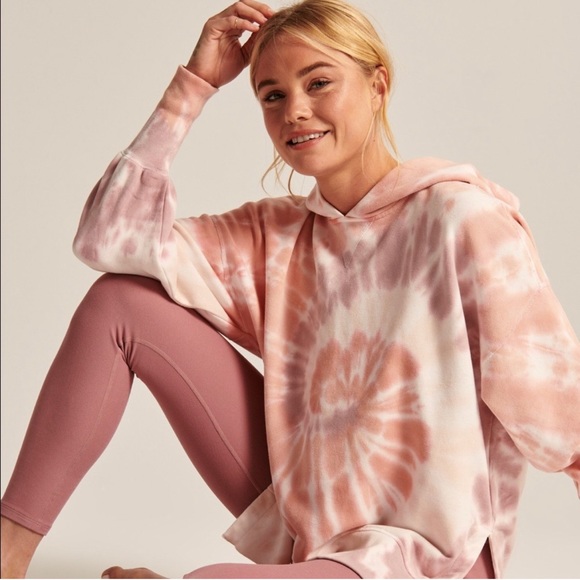 Abercrombie & Fitch Tops - Abercrombie & Fitch Soft A & F Collection Tie-Dyed Hoodie